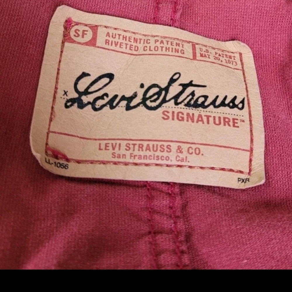 Levi Strauss & Co. Signature women's jacket blazer red size L - Picture 6 of 12
